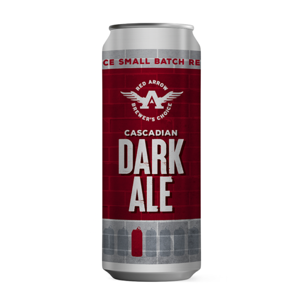 Red Arrow Brewing Cascadian Dark Ale Craft Beer Red Can 473ml