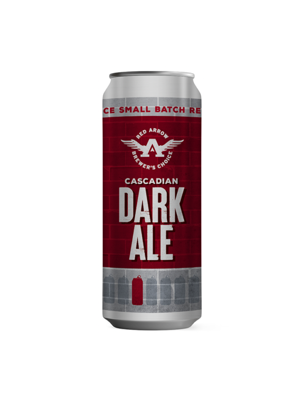 Red Arrow Brewing Cascadian Dark Ale Craft Beer Red Can 473ml