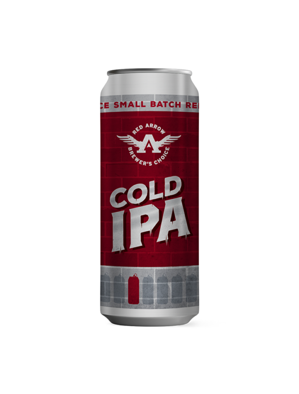 Red Arrow Brewing Cold IPA 473ml Can Mockup