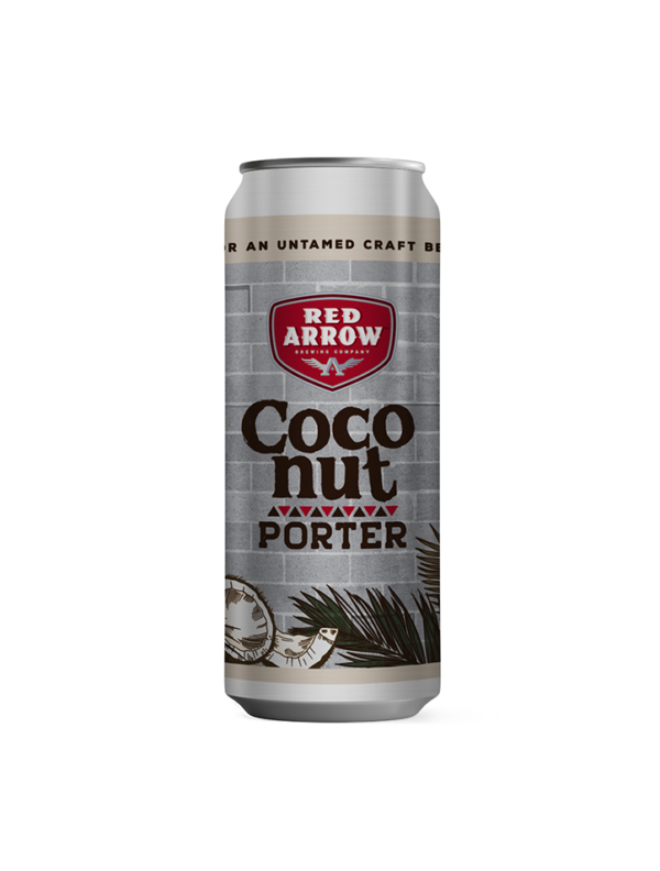 Red Arrow Brewing Coconut Porter 473ml Can Mockup