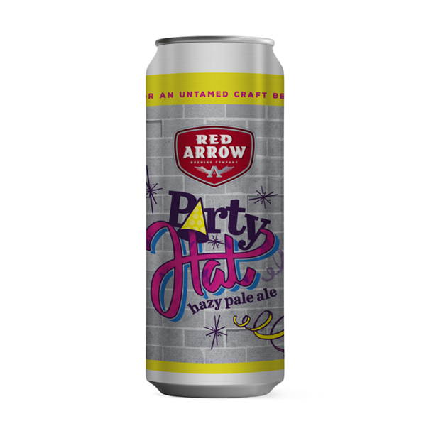 Red Arrow Brewing Party Hat Hazy Pale Ale 473ml Can
