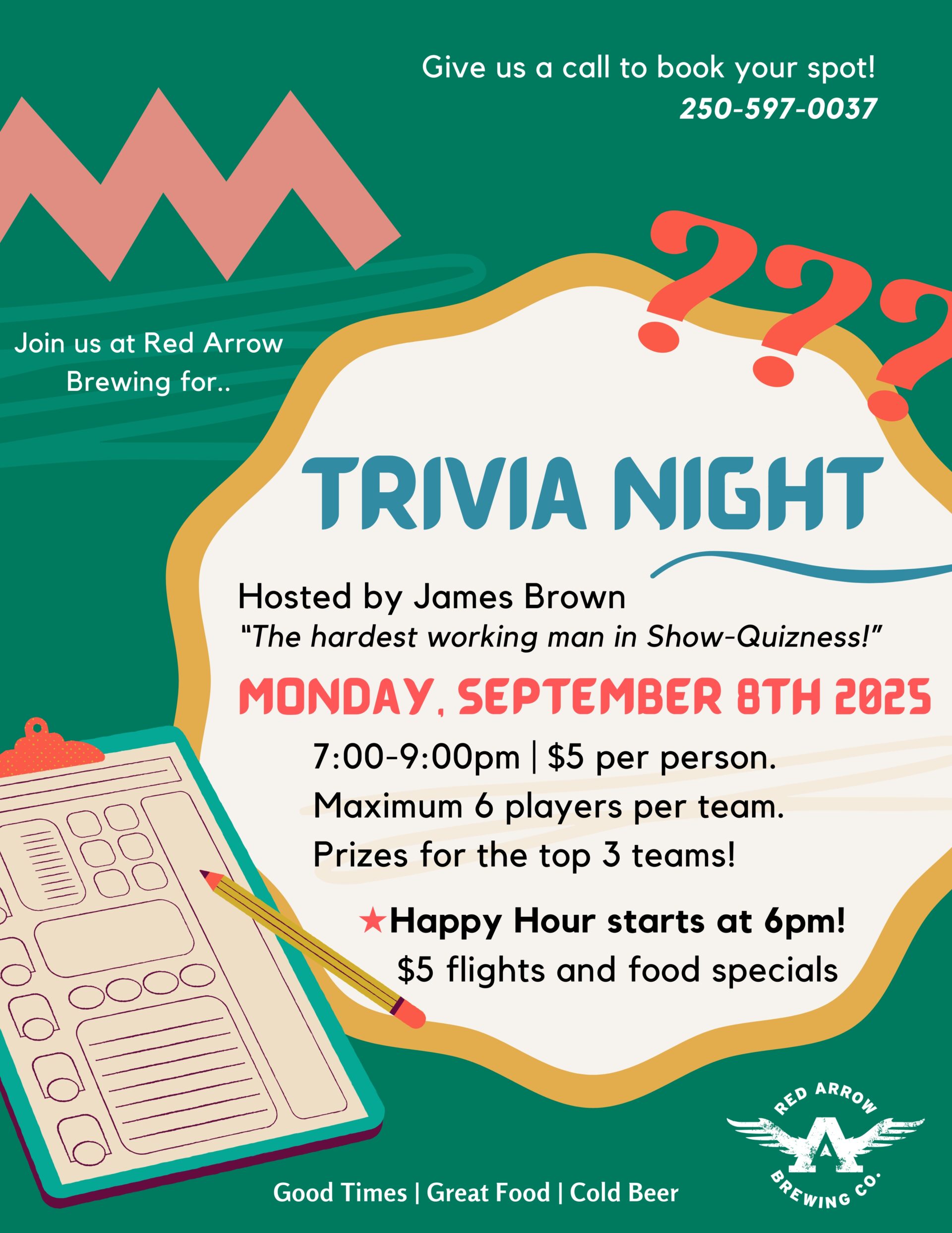 **CANCELLED** Trivia Night