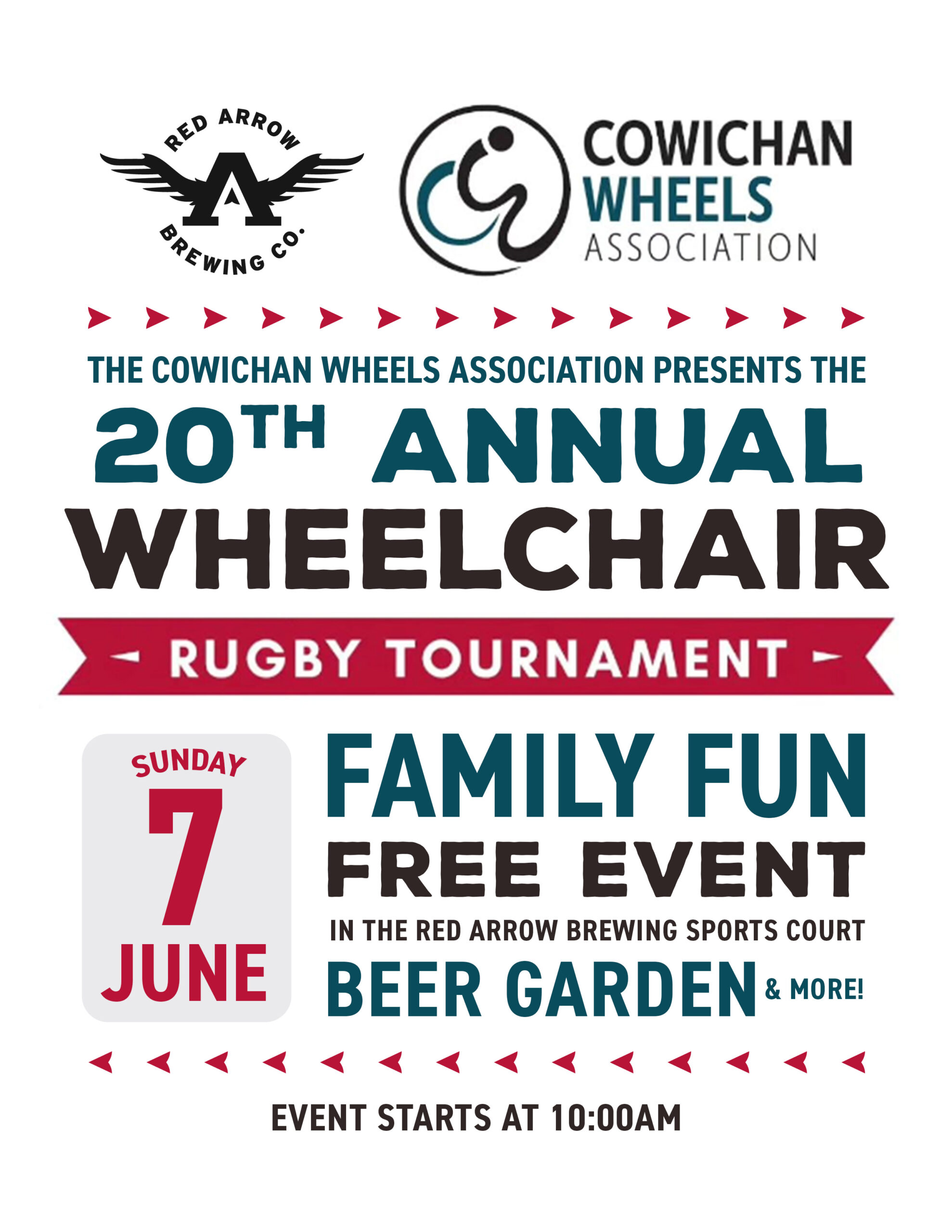 Wheelchair Rugby Tournament at Red Arrow Brewing on June 7th 2026