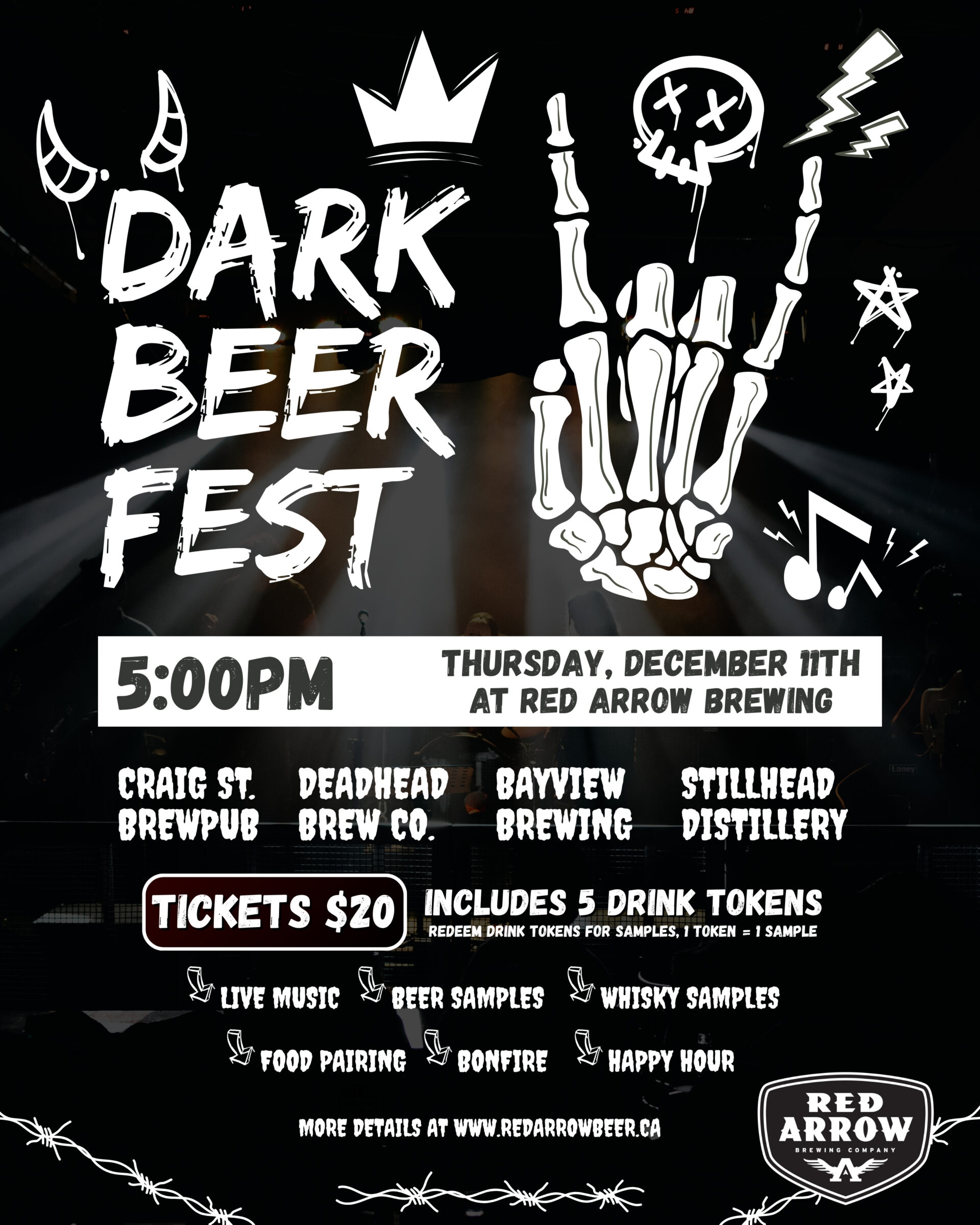 Dark Beer Fest at Red Arrow Brewing