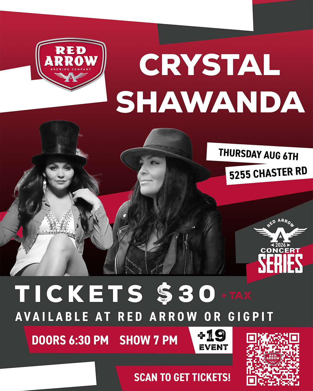 crystal shawanda concert poster